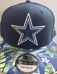 Dallas Cowboys Mütze Cap NFL Floral Snap Back Snapback 9Fifty Navy New Era - Bild 1 von 7