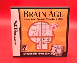 BRAIN AGE: TRAIN YOUR BRAIN IN MINUTES A DAY (NINTENDO DS, 2006) - Picture 1 of 5