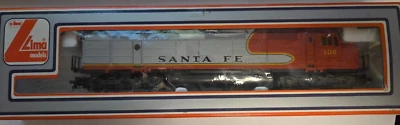 Vintage Lima HO Santa Fe FP-45 #106 Diesel Locomotive - Image 1 of 4