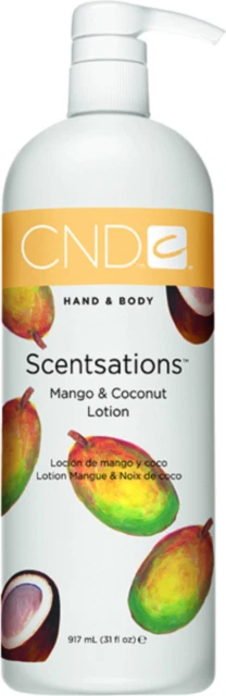 CND Scentsations Hand and Body Lotion - Mango and Coconut, 31oz
