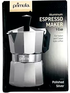 Primula PES-3301 Stovetop Espresso Coffee Maker - Silver - Picture 1 of 6
