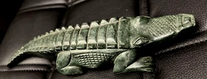 Natural Stone Crocodile Alligator Crocodilian Granite see pictures details 11o - Picture 1 of 15