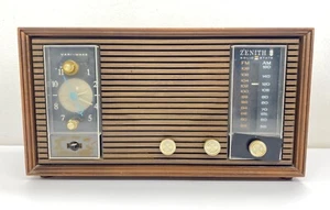 Zenith 2-2950 Vari-Wake Long Distance Radio Transistor Clock Alarm Z476W READ - Picture 1 of 22