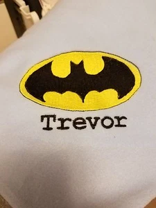 Personalized Embroidery Blanket Batman 36x58 inches - Picture 1 of 1