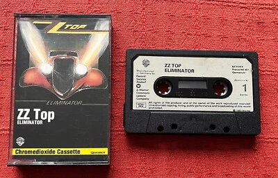ZZ TOP - UK CASSETTE TAPE - ELIMINATOR - WITH PAPER LABELS - Image 1 of 4
