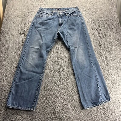 Vintage Gap 1969 Jeans Mens 36x32 Blue Light Wash Cotton Relaxed Baggy Denim - Image 1 of 4