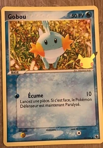 CARTE POKEMON JUMBO GEANTE NEUVE 25 ANS GOBOU 50 PV 59/109 - Imagen 1 de 2