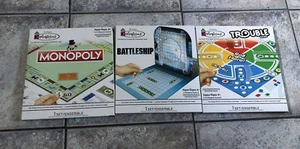 Juego de 3 juegos de mesa Colorforms que incluyen juegos de monopolio, acorazado y problemas - Imagen 1 de 5