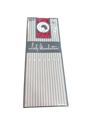 Dama Manhattan Moda Medias hasta la Rodilla Rojo Negro Lunares Nuevo de Lote Antiguo Foto 1 de 4