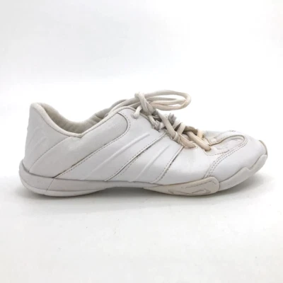 Nfinity 女式比赛日运动鞋白色 NF-1009-0000 Cheer 系带 9.5 米 — 第 1/4 张图片