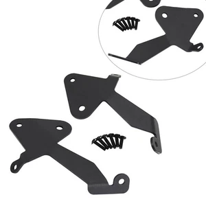 Motorrad LED Fahrlicht Nebelscheinwerfer Halterung für BMW F850GS F750GS Schwarz - Bild 1 von 5