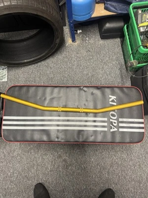 GOLD Renthal Streetfighter Braced Motorcycle Bars Handlebars 7/8" 22mm - Image 1 of 3