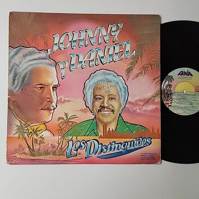Johnny Pacheco Y Daniel Santos‎ - Los Distinguidos [1979] Vinyl LP Salsa Fania - Image 1 of 4