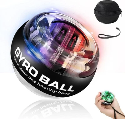 GyroBall Handtrainer Selbststartend – Griffkraft & Unterarmtraining Fitness Reha - Bild 1 von 4
