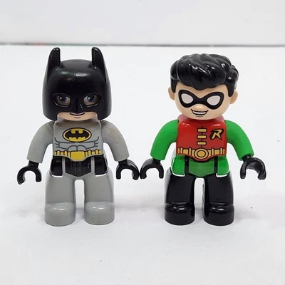 Lego Duplo Batman & Robin Minifigure DC Comics COL-2589 - Image 1 of 2