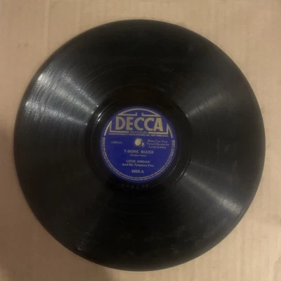 Louis Jordan, 78 rpm, V, T-Bone Blues, Decca 8525 - Image 1 of 2