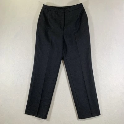 David N Petite Dress Pants Women's 10P Black 100% Wool Slacks - Image 1 of 4