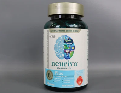 Neuriva Plus Suplemento para la Salud Cerebral Vitaminas B12 y B6 50ct - Exp. 31/12/2025 Foto 1 de 4