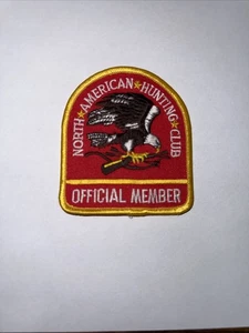 North American Hunting Club Vintage gebrauchter Aufnäher KOSTENLOSER VERSAND - Bild 1 von 2