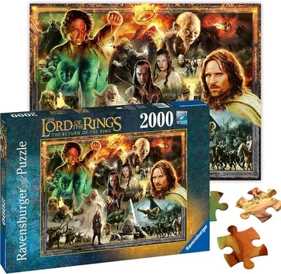 NEW Ravensburger 17293 Lord of the Rings: Return of the King 2000 Pc Puzzle - Image 1 of 4