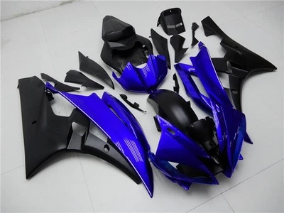 Carenagem de carroceria preta ABS azul injeção adequada para 2006 2007 Yamaha YZF600 R6 - Imagem 1 de 4