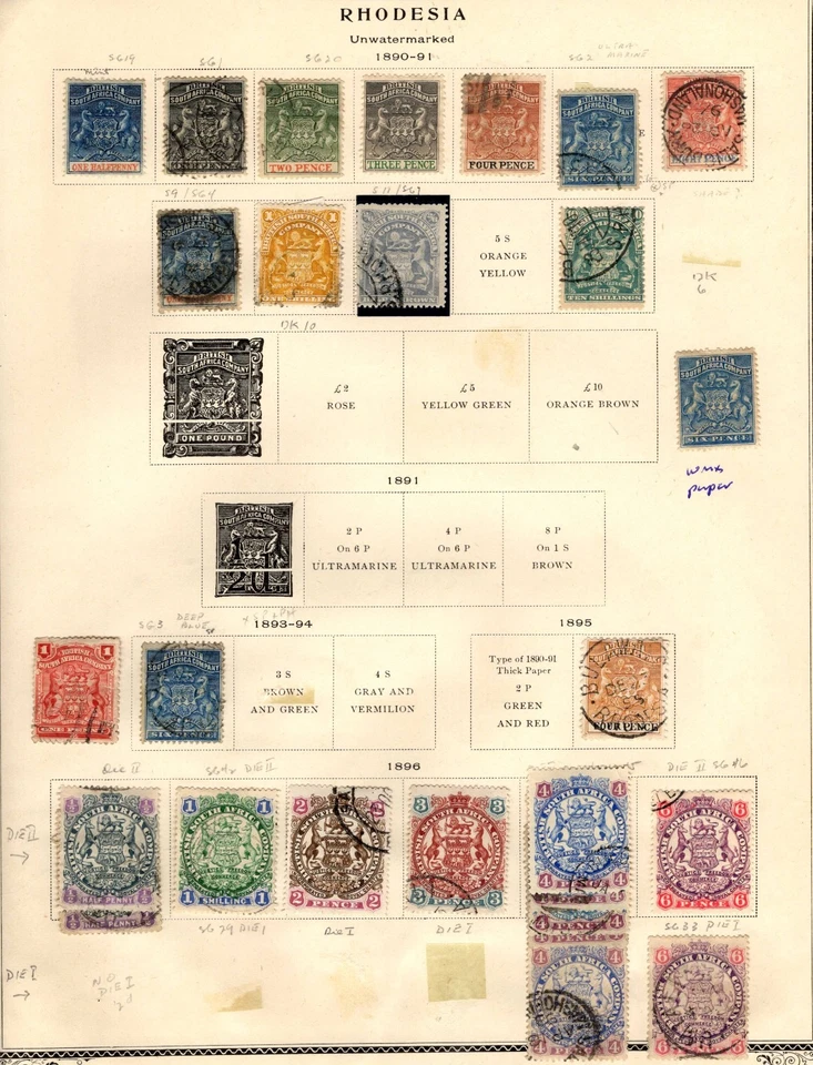 Rhodesia Page of Classics, Clean Group Foto 1 de 1