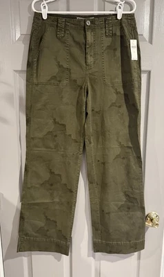 Nuevo Pantalón Anthropology Marrakech Para Mujer Sarga Camuflado Darilyn Elástico - Talla 30 Foto 1 de 4