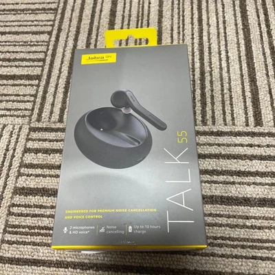 Jabra Talk55 Bluetooth Earphone Noise Cancellation Mic Music GPS Guide Control - Image 1 of 2