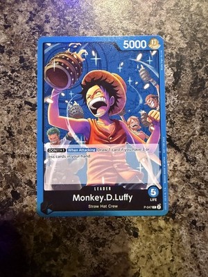 One Piece Monkey.D.Luffy P-099 Promo ENGLISH | eBay