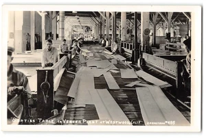 RPPC Sorting Table Veneer Plant WESTWOOD, CA Lassen County Sawmill Logging 1930s - Picture 1 of 2