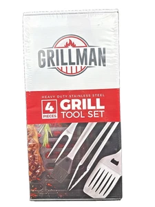 Nuevo en caja Juego de herramientas para asar barbacoa utensilios de acero inoxidable de alta resistencia - Imagen 1 de 8
