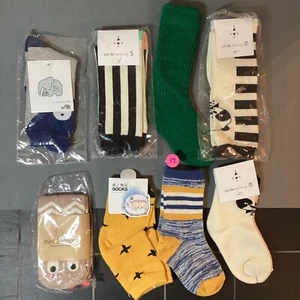 8 PAIRS - Mommy ❤️ Me - GIRLS DESIGNER SOCKS - Children   SMALL   Age 1 - 3 - Picture 1 of 6