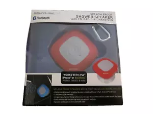 SoundLogic XT altoparlante doccia wireless Bluetooth impermeabile rosso radio FM nuovo con scatola! - Foto 1 di 2