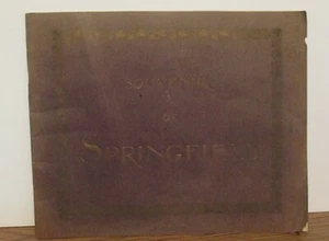  Souvenir of Springfield Mass. An early view book - Picture 1 of 6