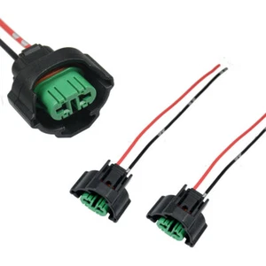 2x H11 H8 Female Connector Adapter Fog Light Harness Wiring Sockets Accessories - Picture 1 of 12
