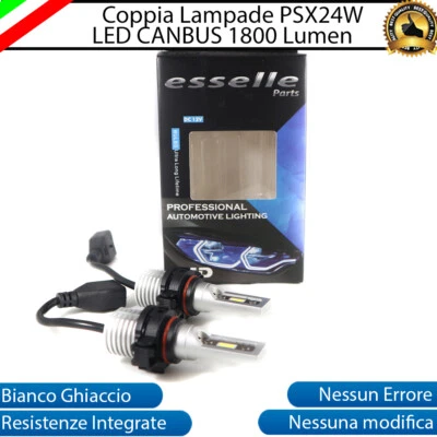 COPPIA LAMPADE LUCI DIURNE DRL LED PSX24W MINI F55 F56 CANBUS NO ERROR 6000K - Immagine 1 di 4