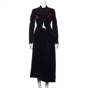 Comme des Garçons AD2003 wool x cupra Setup M Ladies' Navy Blue GM-J001/ GM-P00 - Picture 1 of 12
