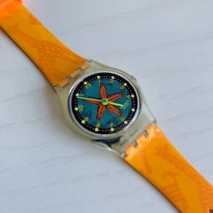Swatch Watch Rising Star 1992 LK135 NEW IN BOX SUPER RARE - Picture 1 of 3