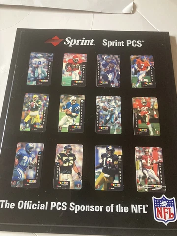 Sprint The Official PCS Sponsor of the NFL Large Vintage Glass Plaque Dan Marino Cover