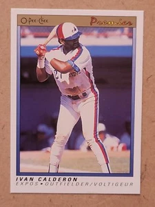 1991 O-Pee-Chee Premier #17 Ivan Calderon - Picture 1 of 2