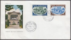 VATICAN SC # 227-8 FDC (I) - 20. ANN PÄPSTLICHE AKADEMIE der WISSENSCHAFTEN - Bild 1 von 1