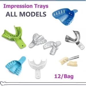 DENTAL VPS Impression Trays - All Models, 12 Sizes (X-L / L / M / S/ XS - Upper) - Picture 1 of 7