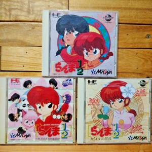 TECMO WORLD CUP Super Soccer Babel Ranma 1/2 Lot 4 Set PC Engine PCE Tested - Picture 1 of 3