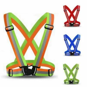 Outdoor Night Cycling Riding Running Gear Reflective Safety Straps R - Picture 1 of 18