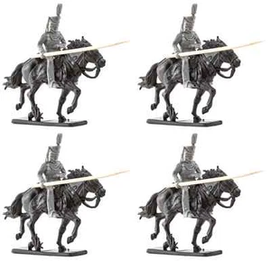 Timpo Recast Prussian Lancers w/ Cloned Italeri Horses - 54mm unpainted plastic - Picture 1 of 1