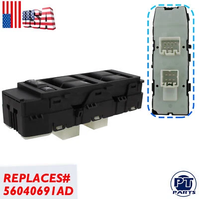 Interruptor maestro de ventana eléctrica 901460 para Jeep Compass Patriot Dodge 2007-2010 Foto 1 de 4