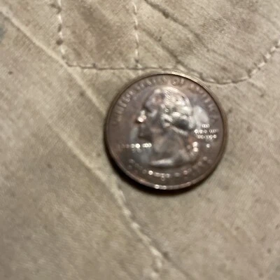 2000p Missing Clad Layer Virginia State Quarter Mint Error Copper - Image 1 of 2