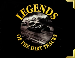Legends Of The Dirt Tracks - Folleto de carreras de autos de colección de tapa blanda - Imagen 1 de 4