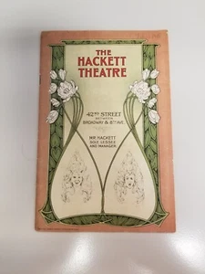 Programas de teatro de principios de 1900 NY, Boston y Newark (lote de 4) - Imagen 1 de 24