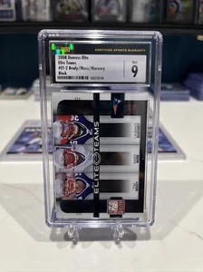 2008 Donruss Elite Teams Black /800 Tom Brady Randy Moss Maroney CSG 9 HOFERS - Picture 1 of 2